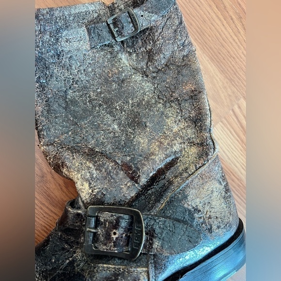 Frye Boots Distressed Leather Veronica Women’s Size 7 - Picture 5 of 16